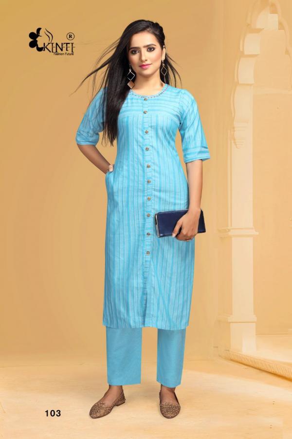 Kinti Prism Designer Handloom Kurti With Bottom 